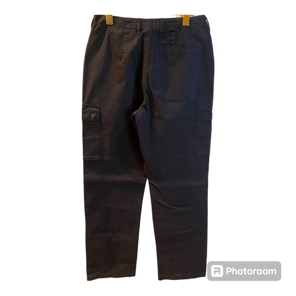 NWT Pistola Cassie High Rise Cargo Pants Size 28 Black Cotton Straight Leg - Picture 3 of 15